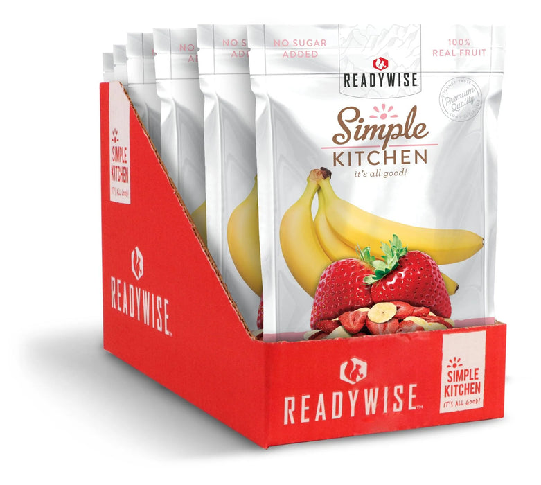 6 CT Case Simple Kitchen Strawberries & Bananas